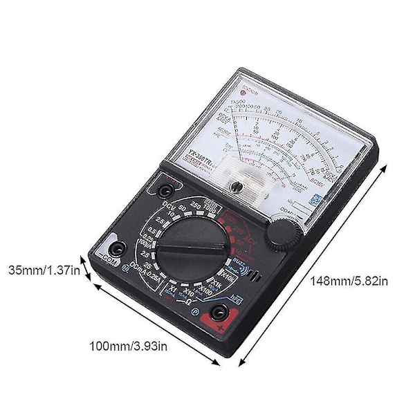Dc & Ac Yx-360tr Analog Multimeter Multitester Sikring Diode Beskyttelse