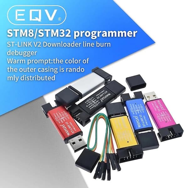 St-link V2 Ny Stlink Mini Stm8stm32 Stlink Simulator Nedlasting Programmering Med Deksel