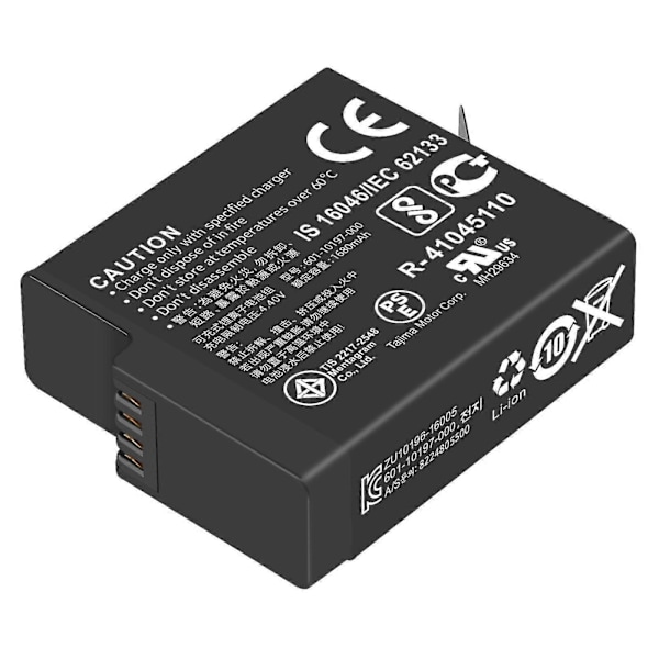 1680mAh Batteri til GoPro Hero 7 Hero 6 Hero 5 Black eller Oplader til Go Pro Hero7 6 Hero5 Black Kamera Batteri - Yvan