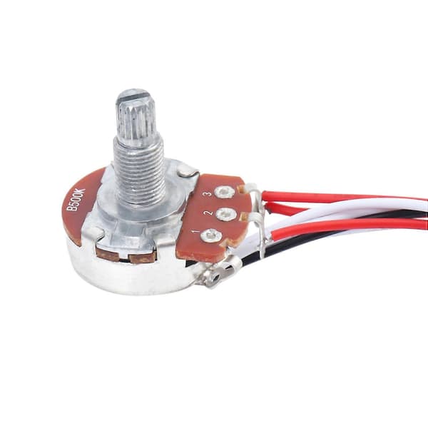 Elektrisk Gitarrkopplingssats 1 Volym 1 Ton 3 Växelspak 500k Potar Jack 1 Set