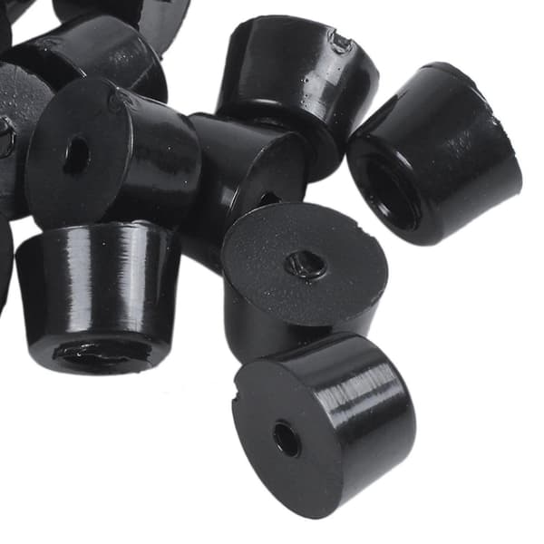 Gummifødder Anti-Vibration Isolator Absorber Base 20 stk. Sort