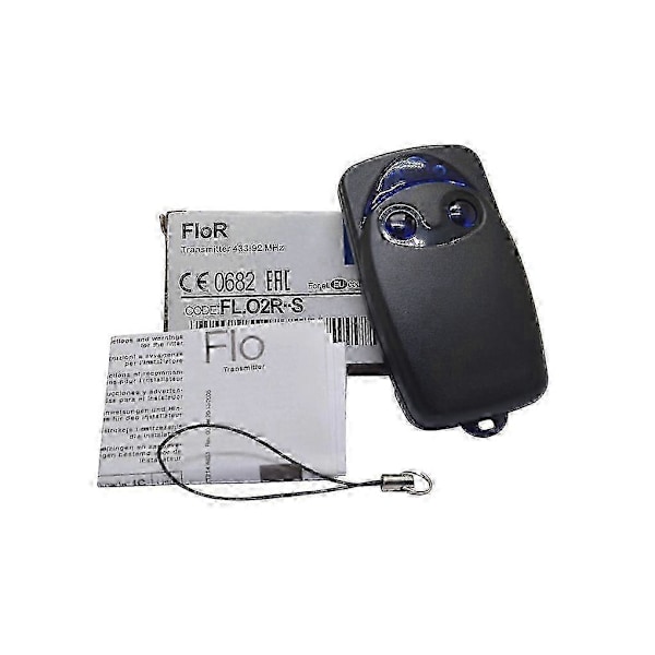 NICE FLOR-S, FLO2R-S, FLO4R-S, FLORS, FLO2RS, FLO4RS 433.92MHz Rolling Code autotallin oven ja sähköportin kauko-ohjain, valmistaja JKW