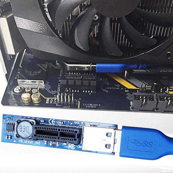 PCI-E Riser PCIE PCI-Express X1 til X4 Riser PCI E Riserkort Udvid Adapter med 30CM USB3.0 Forlænger