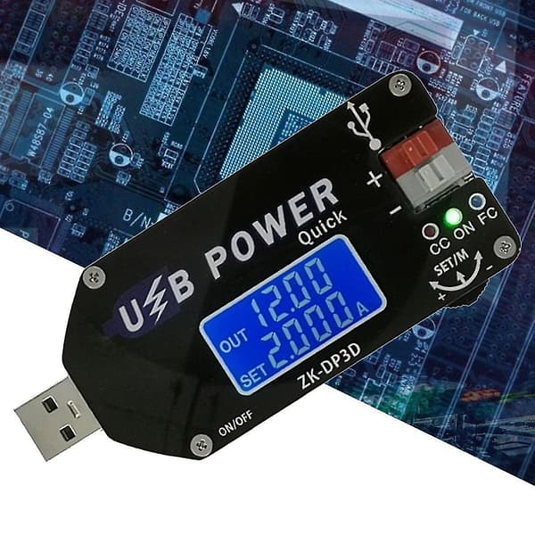 -dp3d Cnc Usb Justerbar Reglerad Modul 1-30v 2a 15w Konstant Spänning Ström Usb Typ-c Dc Konve-dt