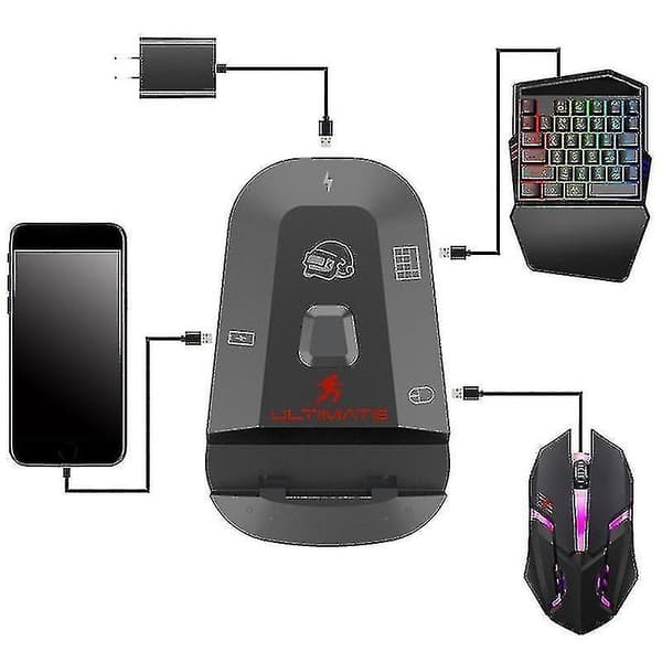 Pubg Mobile Gamepad Controller Usb Gaming Keyboard Mouse Converter For Ios 13.4 Android To Pc Bluet