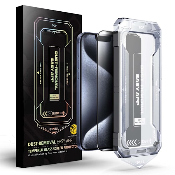 Tempered Glass Screen Protector for iPhone 16e – 9H Scratch-Resistant, Easy, Bubble-Free Installation