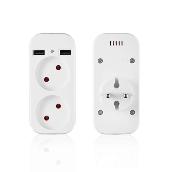 EU-standardin seinäpistorasia Mini Camera -seinävirtalähde, matka-adapteri