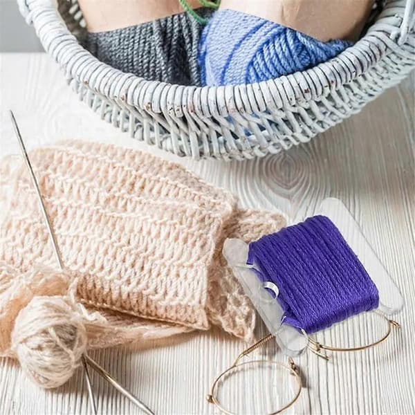 Akryl Flosstråder Akryl Broderitråd Organizer Flossholder 10 stk Tråddråpe Sting Trådspoler Tråd