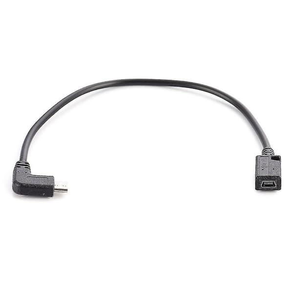 USB Type C til Mini USB Kabel 90 Grader USB C Han til Mini USB Hun Adapter Konverter til Laptop Mobiltelefoner