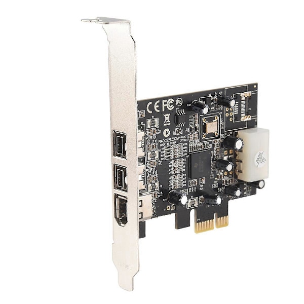 SY-PEX30016 3 Port IEEE 1394 Firewire 1394B & 1394A PCIe 1.1 X1 Kort TI XIO2213B Chipset Kræver Le