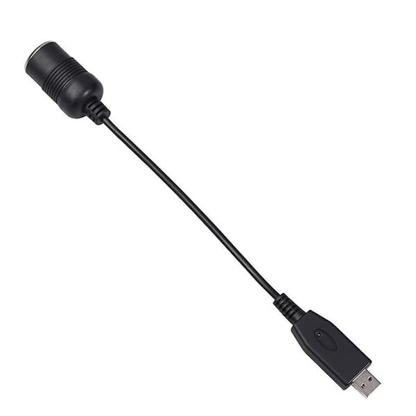 Kablet Controller Konverter Adapter USB Port til 12V Cigarettænder Stik Hun Strømkabel til Strøm