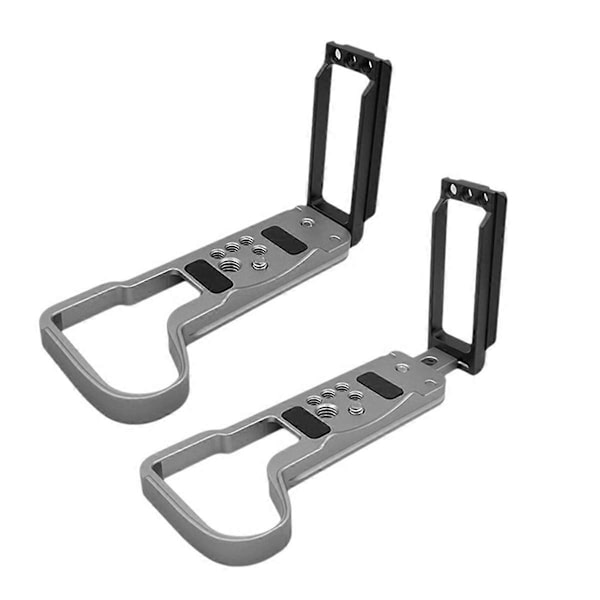 Justerbar vertikal snabbkopplingsplatta/fäste handgrepp för S5II G9II kamera Silver