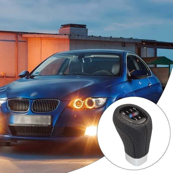 5-trins gearknop til BMW E34 E36 E38 E39 E46 E53 E60 E61 E63 E64 E83 E90 E91 E92 E93 Håndboldgearknop