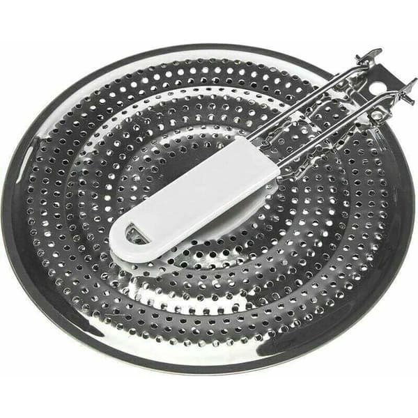 21 cm varme diffuser i rustfritt stål kun for gasskomfyr