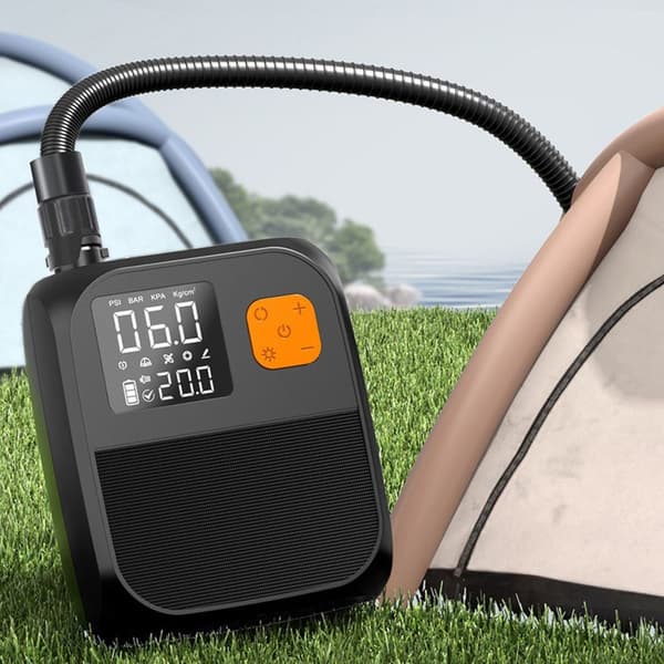 25PSI Air Pump - Rechargeable Portable Electric SUP Paddleboard & Car Pump Digital Display