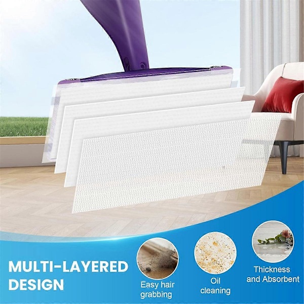 36 kpl kertakäyttöisiä moppityynyjen täyttöpakkauksia Swiffer Wet Jet Spray Mop -moppiin - Wet Jet -tyynyt kaikille lattiatyypeille