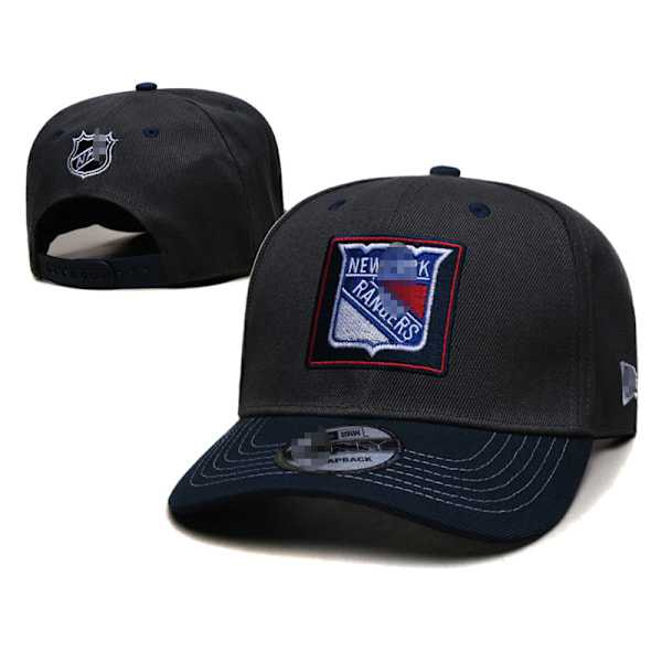 Udendørs fritidskasket Black Hawks Brown Bears Rangers ishockey hat stil 1 2025.