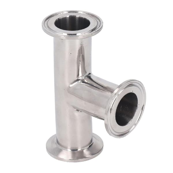 304 Rustfritt Stål Hurtigkobling Rør-T-stykke - 3-veis Rørkobling (38mm)