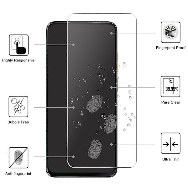 Skärmskydd för Motorola Moto G15 Power 4G HD Härdat Glas Film 2.5D