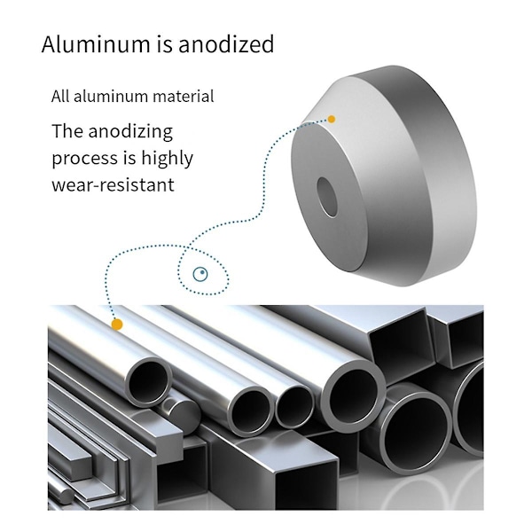 Audio LP Vinyl Skivspelare Metall Skiva Stabilisator Skivspelare Vikt Klämma Hifi Silver
