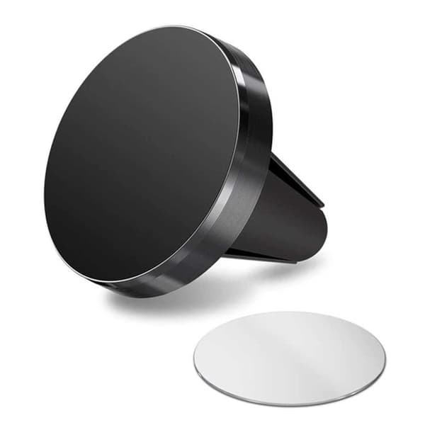 Magnetisk Mobilholder til Bilens Ventilationsgitter, Bilholder Sort