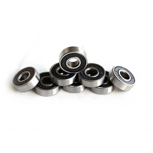 4 stk. skateboardhjul 54x36mm med Abec-9 lejekombo 82a, rød