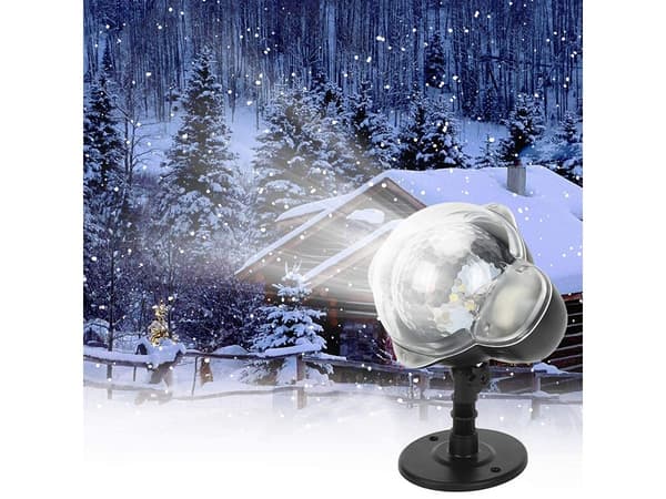 Juleprojektor - Juletema - Havelampe med LED