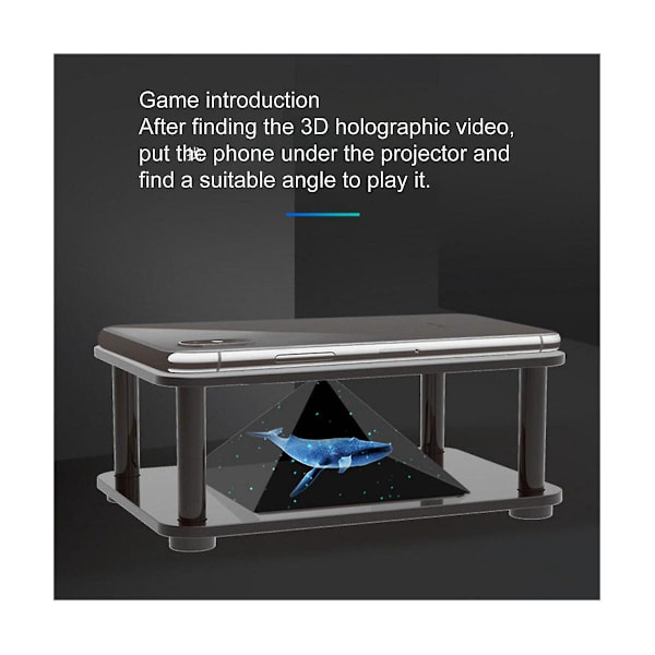3D Holografisk Projektion DIY Barnutbildningsleksak Vetenskapsexperiment Teknisk Produktion för