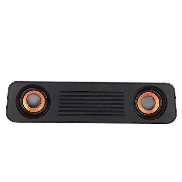 Trådbunden Högtalare 3,5mm Plugg HiFi Stereo Subwoofer USB-driven Bärbar Skrivbordshögtalare Lång Högtalare för TV Dator Laptop