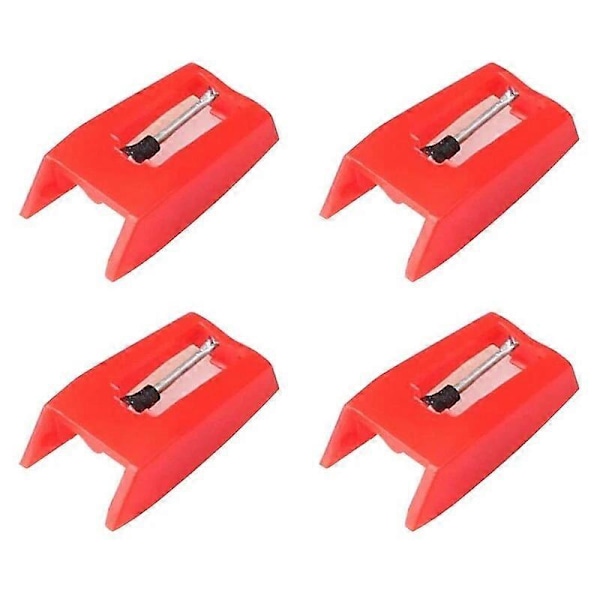 4 stk. platespiller nåler universelle erstatningsstylus nåler erstatningsstylus nåler for vinyl platespiller