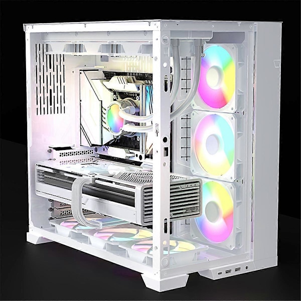 Valkoinen suojattu PCIE GPU VGA 8-nastainen naaras-uros 8-nastainen 6+2-nastainen virtajohdon jatkojohto ilmaisella