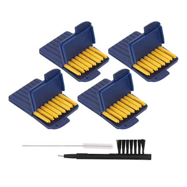 4-pack 34 st Vaxfilter Rengöringsverktyg Hörapparat Vaxfilter för Starkey Clear Hörapparat Borstset