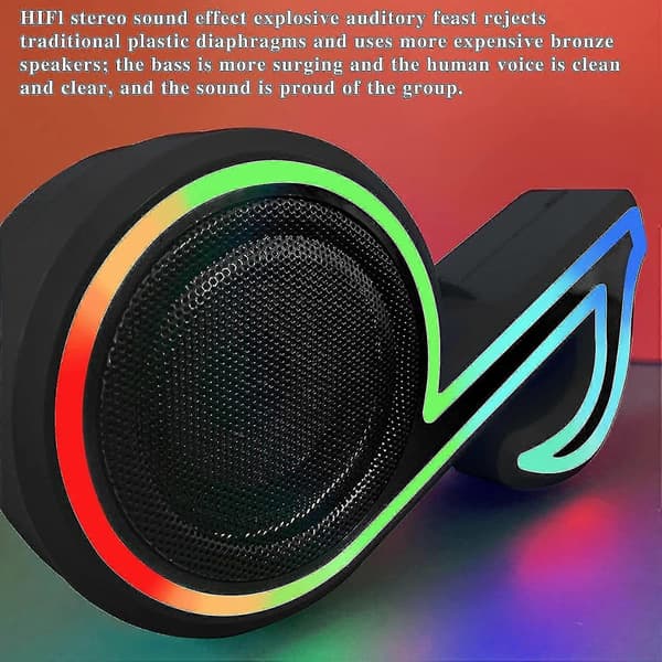 Bluetooth-langaton kaiutin, LED-valo, stereokaiutin (pinkki)