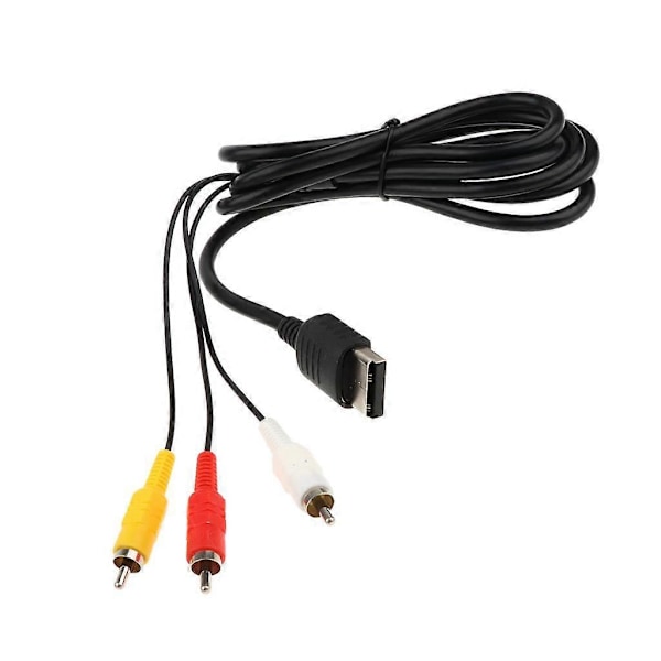 AV Kompositkabel för Sega Dreamcast Ljud Video Kabel TV Adapter Sladd 1.8m