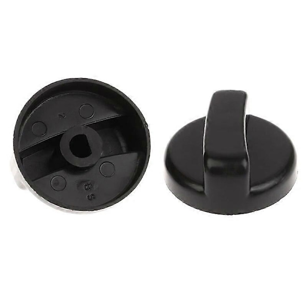2 stk. 8 mm Generell Plast Håndtak Gasskomfyr Erstatning Kontrollbryter Knapp Ovnknapp For Benkeplatebrenner