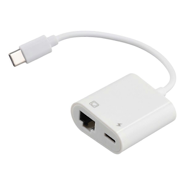 Type C OTG Ethernet -sovitin USB C - RJ45 Ethernet LAN -verkkokaapelisovitin 100Mbs Type C -mobiililaitteille