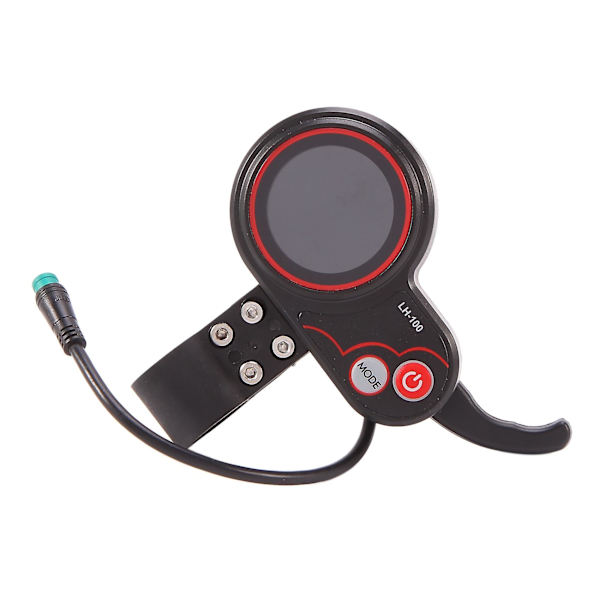 LCD-LH100 24V/36V/48V/60V 5 Pins Elektrisk Cykel Display Tommelfinger Gas Håndtag Speedometer Kontrolpanel til