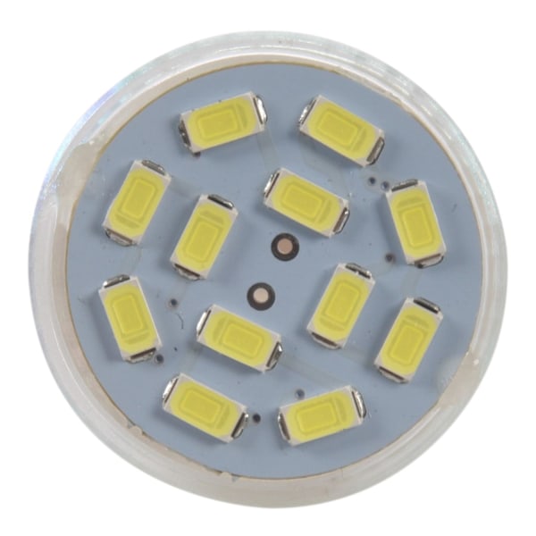 6W GU4(MR11) LED Spotlight MR11 12 SMD 5730 570 DC 12V, Hvit