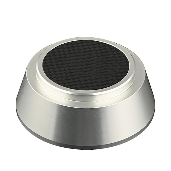 Skivklämma i aluminiumlegering LP Vinyl Skiva Skivspelare Stabilisator Vikt Klämma Spelare Tillbehör Silver