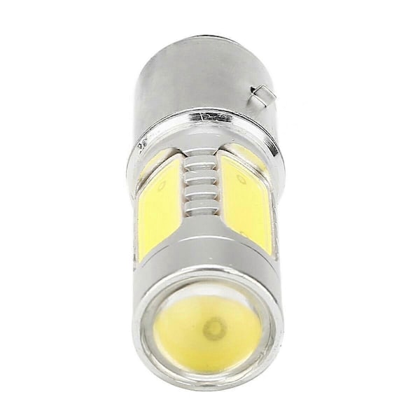 Moottoripyörän ajovalo 12V H6 BA20D 4 COB LED valkoinen polttimo, sopii mopoon, mönkijän ajovaloon