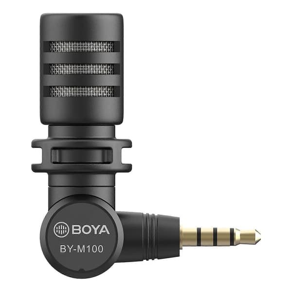 BOYA BY-M110 3.5mm Interface Mini Omnidirektionel Kondensatormikrofon