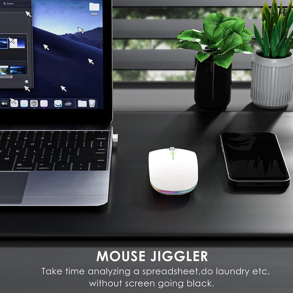 Mouse Jiggler Anti-Hibernate Auto-Move Cursor Virtuel Trådløs Bluetooth Mus Forhindrer Computer Lås