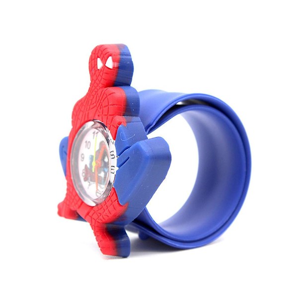Barn Armbandsur Klocka Cartoon Spider-man Klocka Present