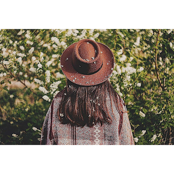 Brun cowboyhatt-dräkt för barn Woody-stil 2024THO