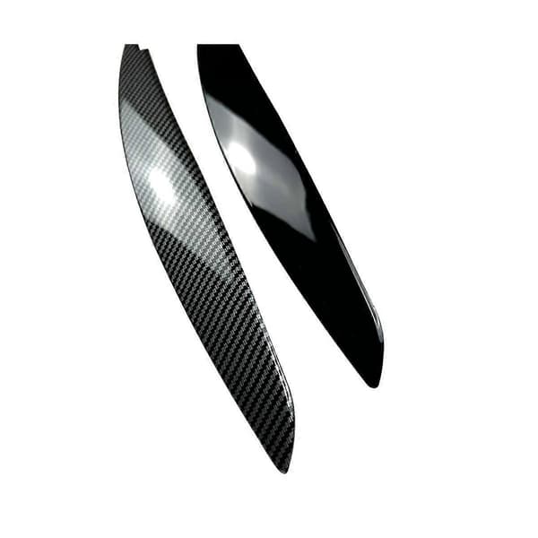 Bil Gloss Sort Forlygte Lampe Øjenbryn Dæk Trim til 1 Serie E81 E82 E87 E88 2008-2013 Bil Øjenlåg