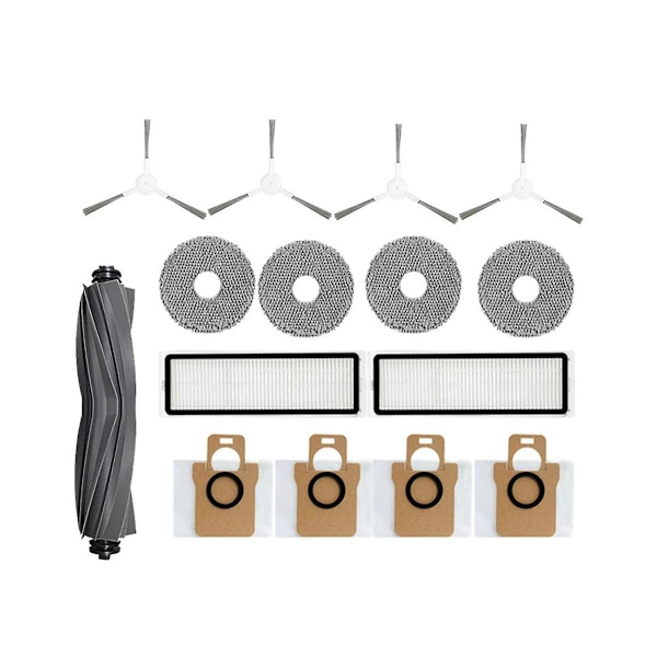 Til L10s Ultra / S10 Pro Omni 1s B101cn Robot X10+ Robotstøvsuger Hovedsidebørstefiltre Mop Dele