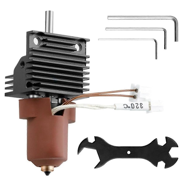 Keramisk Hotend Kit - Snabbväxlingsmunstycke, Helmetall Integrerad Extruder Hot End Ersättning för K1 MAX, K1C 3D-skrivare