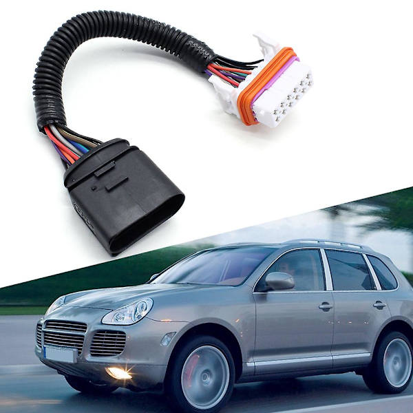 Uusi johtosarjan liitin auton johtojen liittimeen, kaapelipistoke, sovitin, ajovalon polttimen johtosarja Porsche Cayenne 95563123911