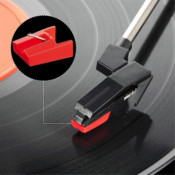 2-pakning Platespiller Nål Platespiller Stylus Erstatning for ION ICT04RS - IONTTUSB10, ITTCD10, LPDock, LP2CD, LP2Flash