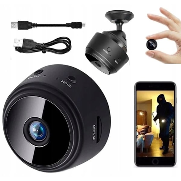MINI SPY CAMERA FULL HD IR WIFI DETECTION